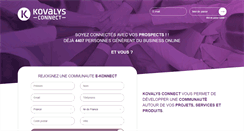 Desktop Screenshot of kovalys.com