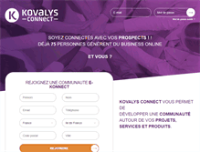 Tablet Screenshot of kovalys.com